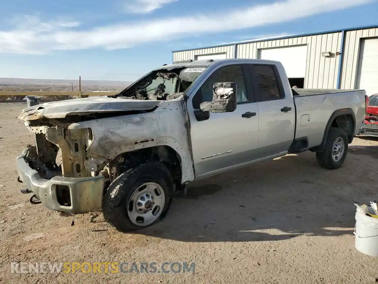 1 Photograph of a damaged car 1GT59LEY7LF209622 GMC SIERRA 2020