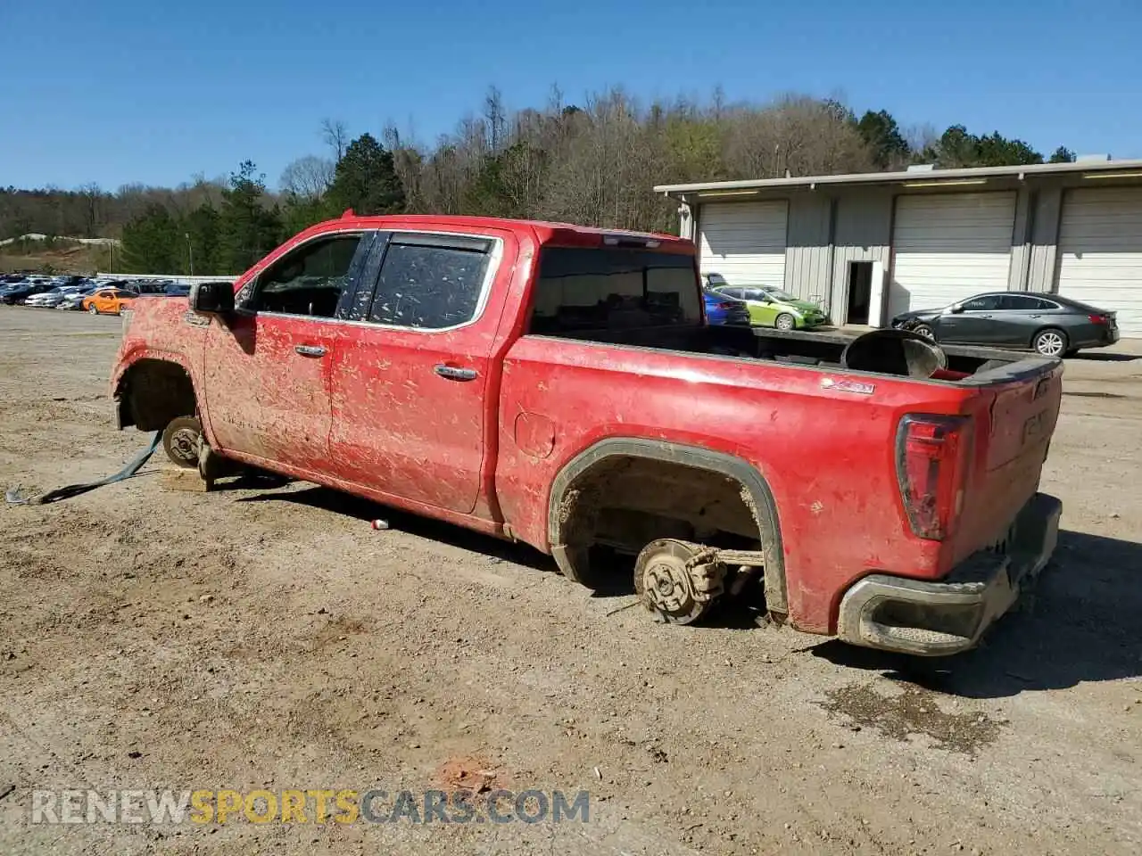 2 Photograph of a damaged car 3GTU9DEL7LG123764 GMC SIERRA 2020