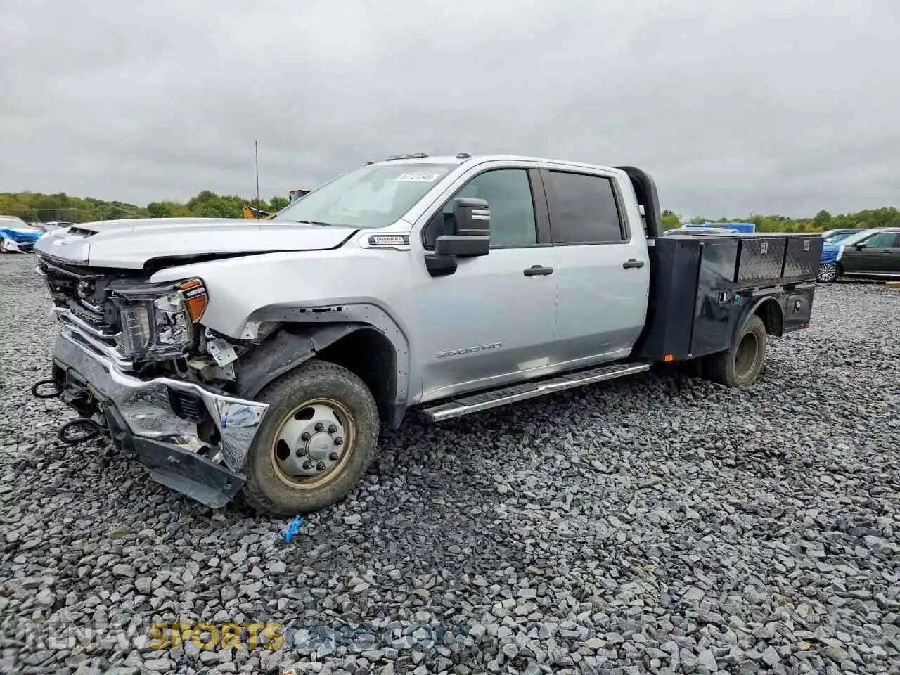 1 fotografías del automóvil dañado 1GD49SEY3MF102229 GMC SIERRA 2021