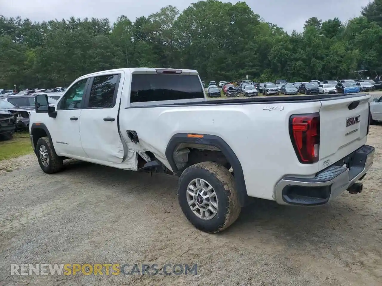 2 Photograph of a damaged car 1GT19LE77MF259539 GMC SIERRA 2021