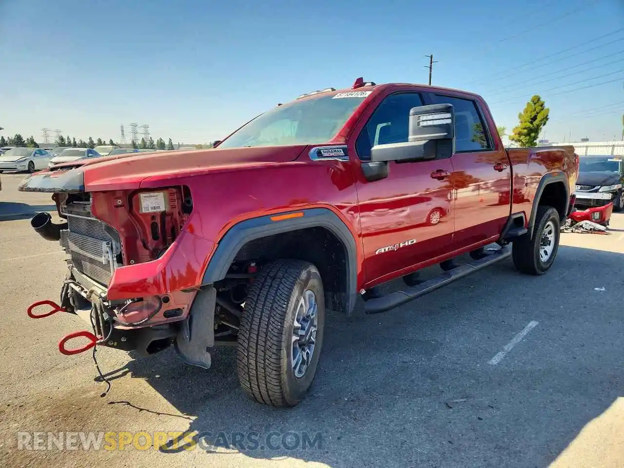 1 Photograph of a damaged car 1GT19PEY9MF271272 GMC SIERRA 2021