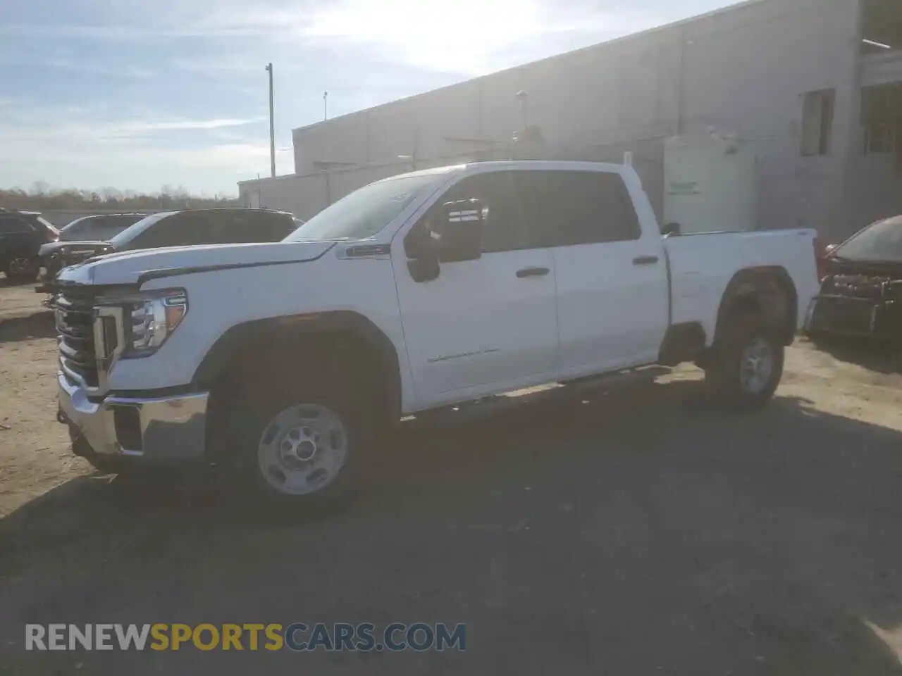 1 Photograph of a damaged car 1GT49LE71MF287107 GMC SIERRA 2021