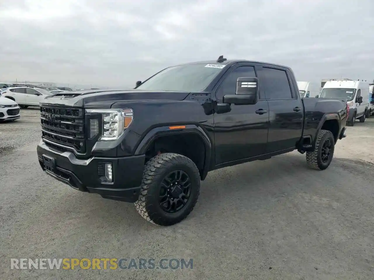 1 Photograph of a damaged car 1GT49MEY0MF185781 GMC SIERRA 2021