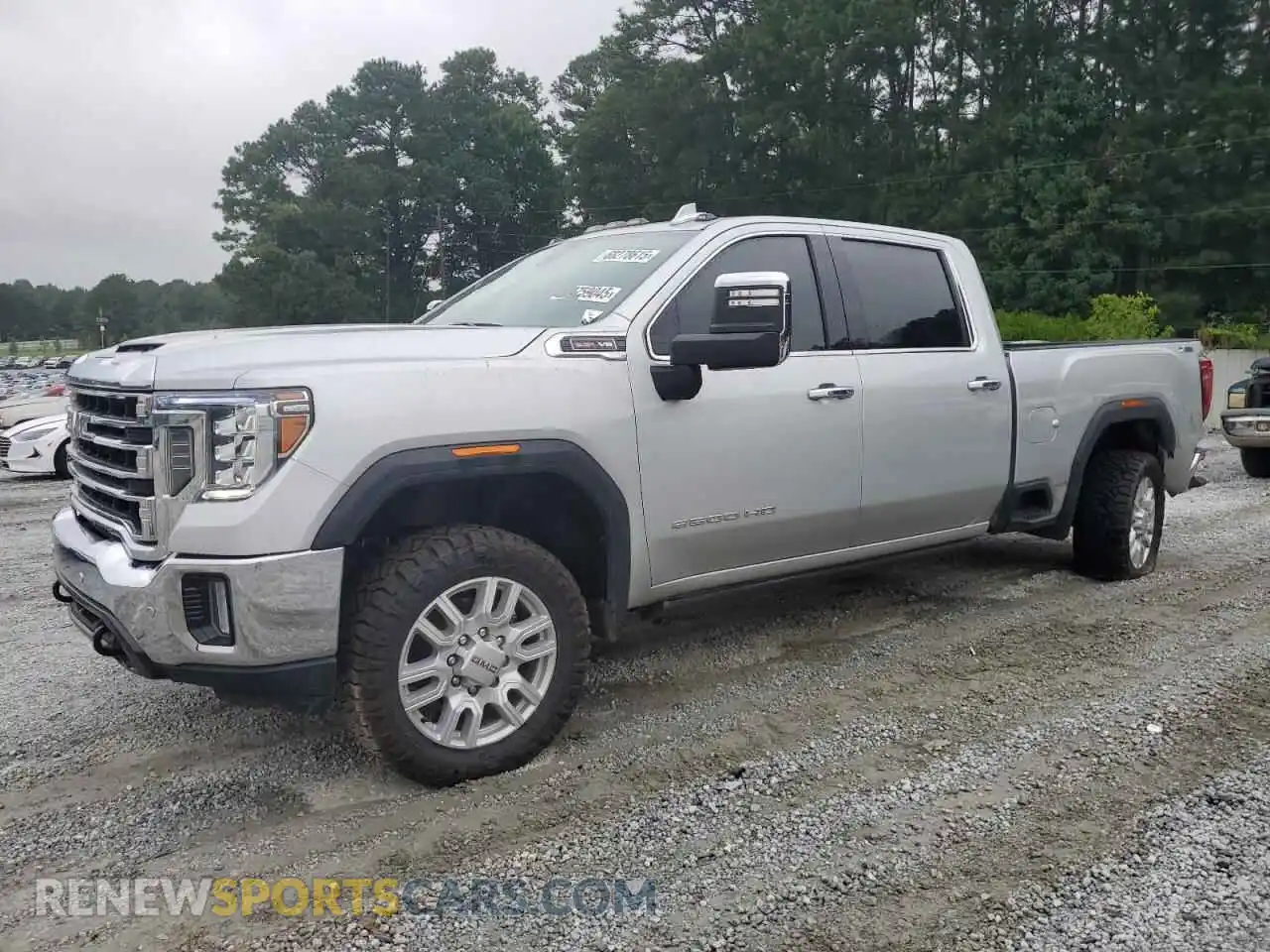 1 Photograph of a damaged car 1GT49NE71MF161616 GMC SIERRA 2021