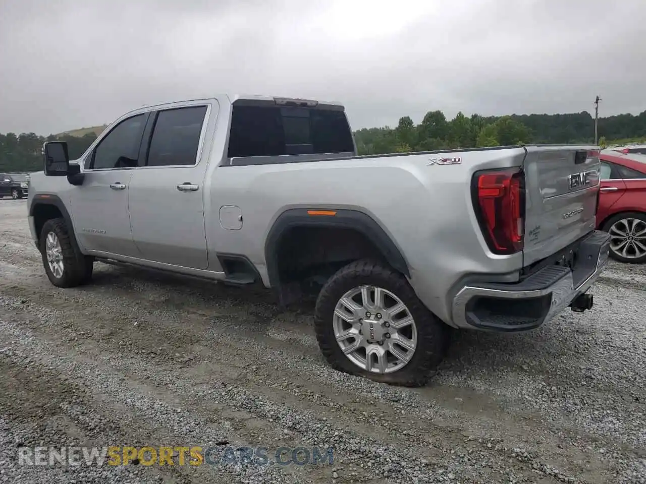 2 Photograph of a damaged car 1GT49NE71MF161616 GMC SIERRA 2021