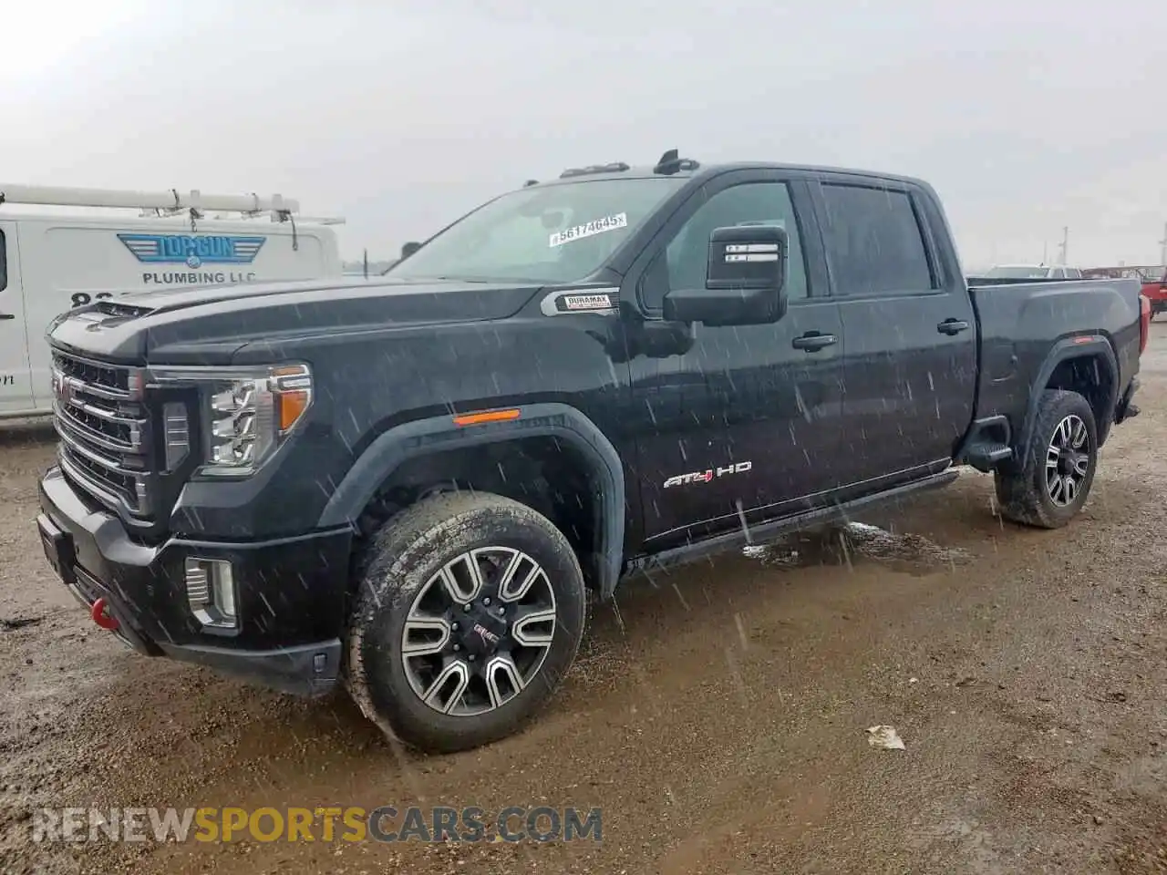 1 Photograph of a damaged car 1GT49PEY1MF240742 GMC SIERRA 2021