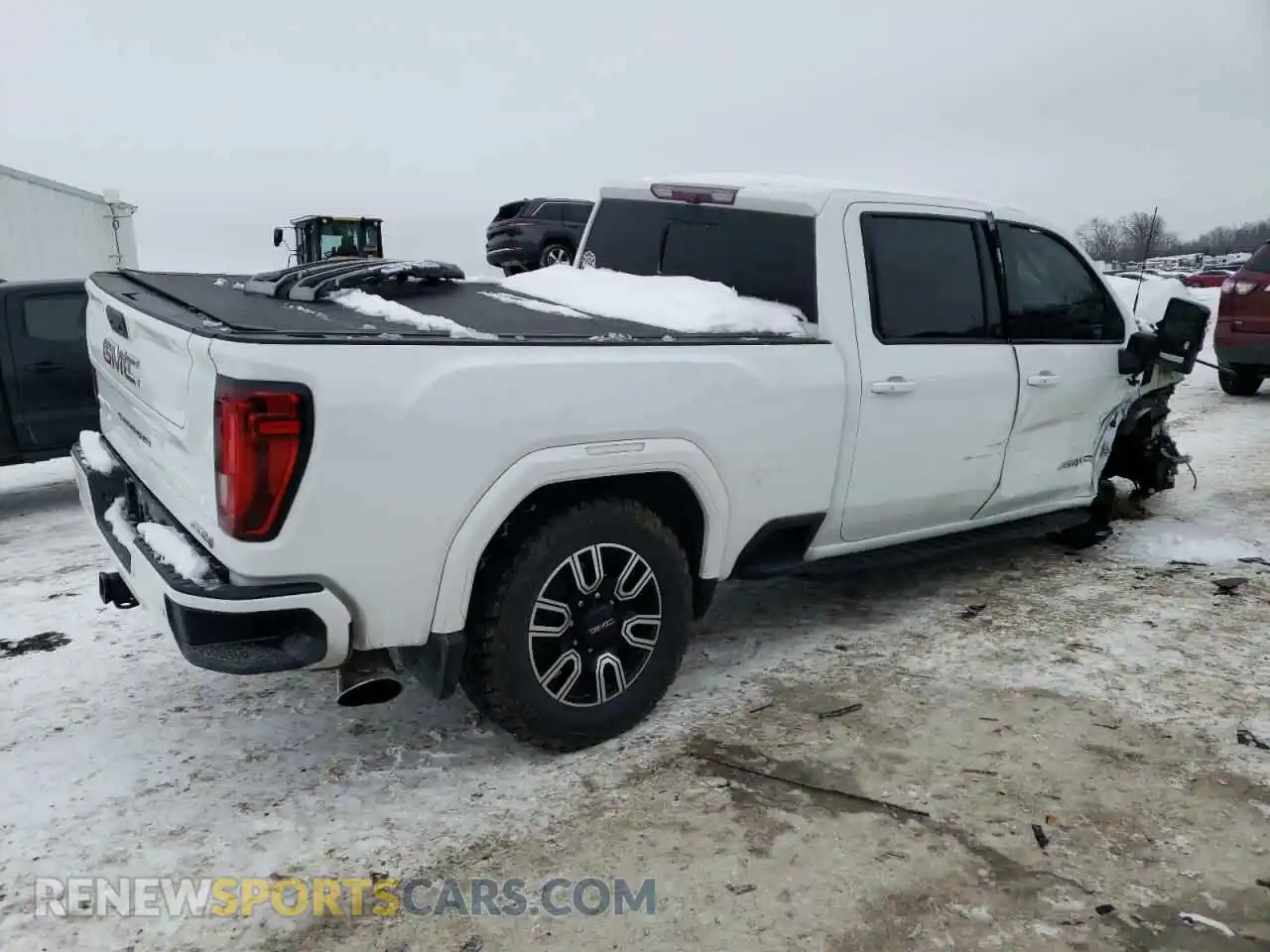 3 Photograph of a damaged car 1GT49PEY4MF112141 GMC SIERRA 2021