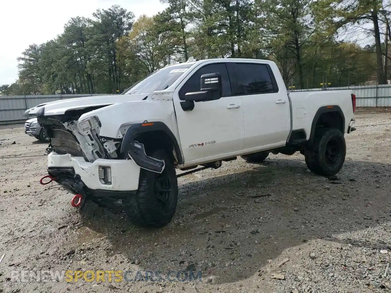 1 Photograph of a damaged car 1GT49PEY4MF151246 GMC SIERRA 2021