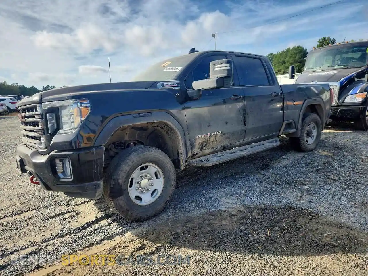 1 Photograph of a damaged car 1GT49PEY6MF290276 GMC SIERRA 2021