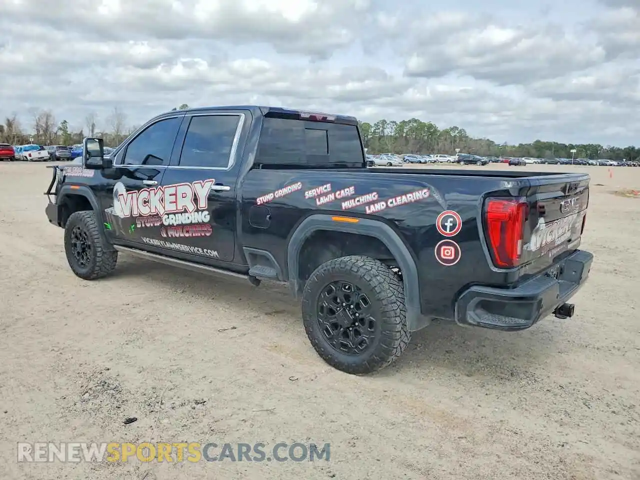 2 Photograph of a damaged car 1GT49REY1MF245614 GMC SIERRA 2021