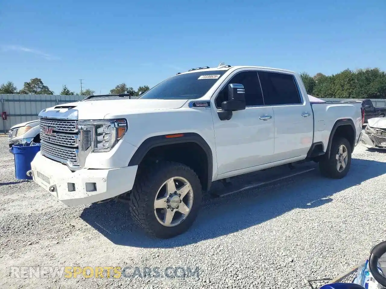 1 Photograph of a damaged car 1GT49REY2MF167943 GMC SIERRA 2021