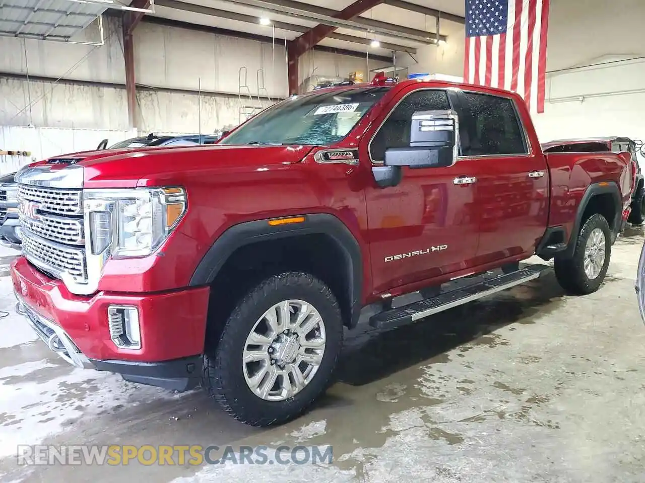 1 Photograph of a damaged car 1GT49REY4MF183853 GMC SIERRA 2021