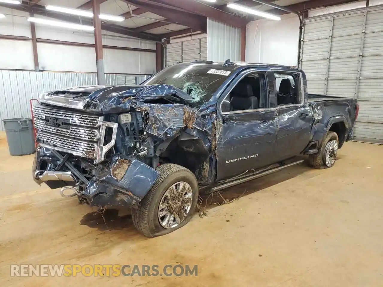 1 Photograph of a damaged car 1GT49REY4MF208430 GMC SIERRA 2021
