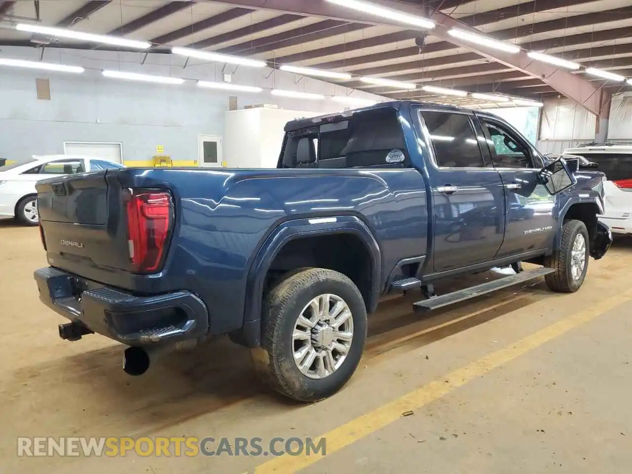 3 Photograph of a damaged car 1GT49REY4MF208430 GMC SIERRA 2021