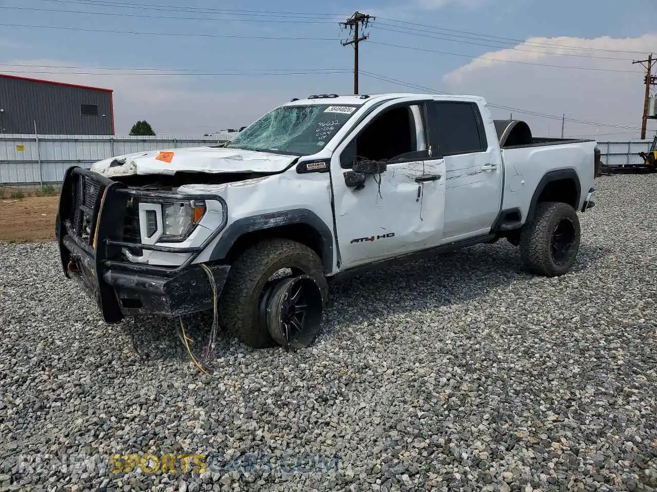 1 fotografías del automóvil dañado 1GT49VEY3MF230752 GMC SIERRA 2021