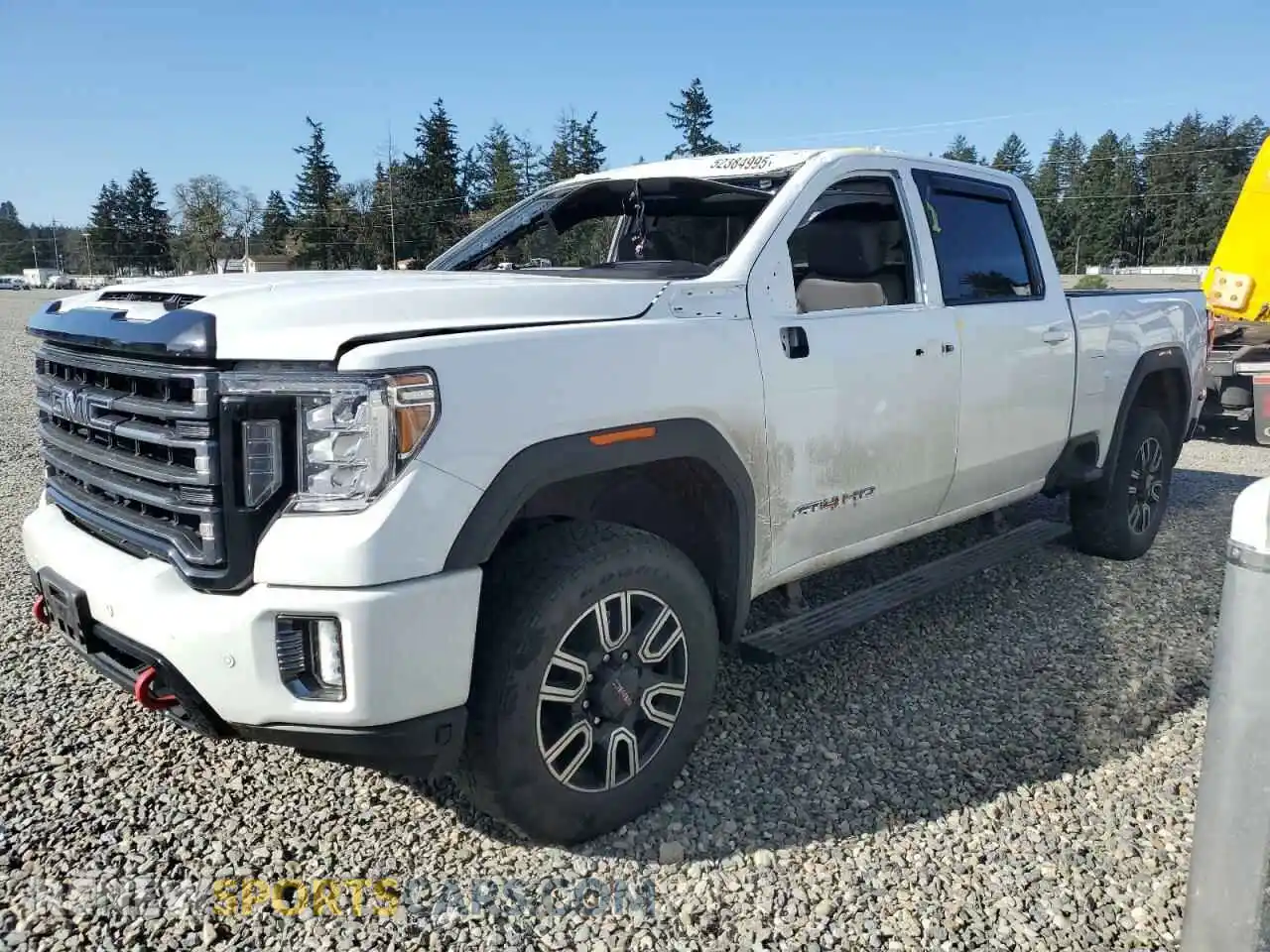 1 Photograph of a damaged car 1GT49VEY9MF263044 GMC SIERRA 2021