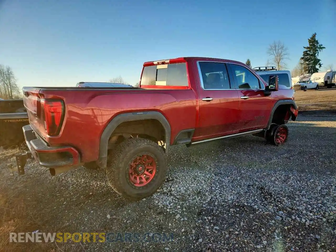 3 Photograph of a damaged car 1GT49WEY6MF273696 GMC SIERRA 2021
