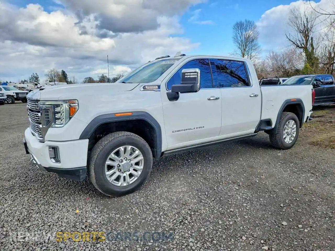 1 Photograph of a damaged car 1GT49WEY7MF183148 GMC SIERRA 2021