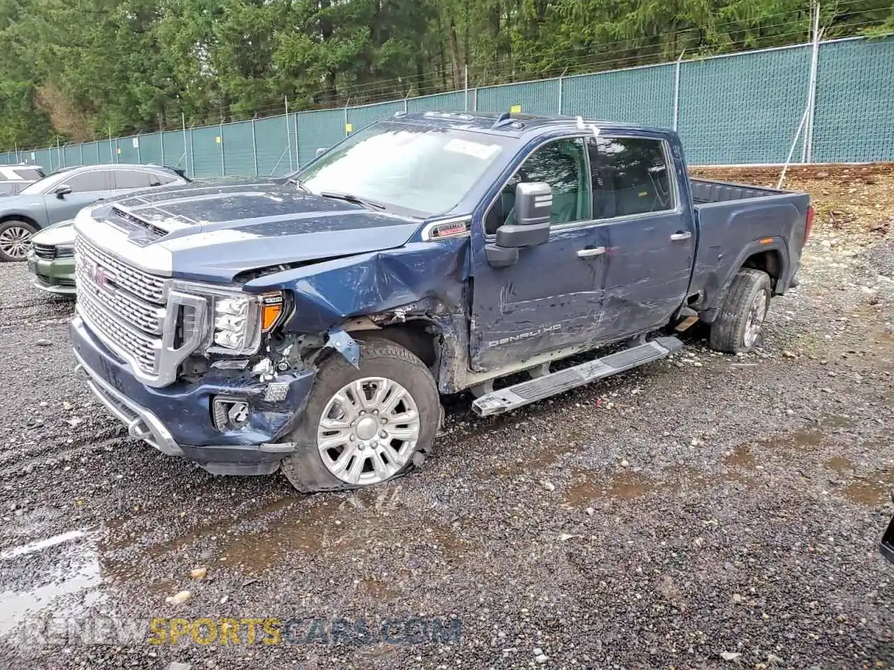 1 Photograph of a damaged car 1GT49WEYXMF167879 GMC SIERRA 2021