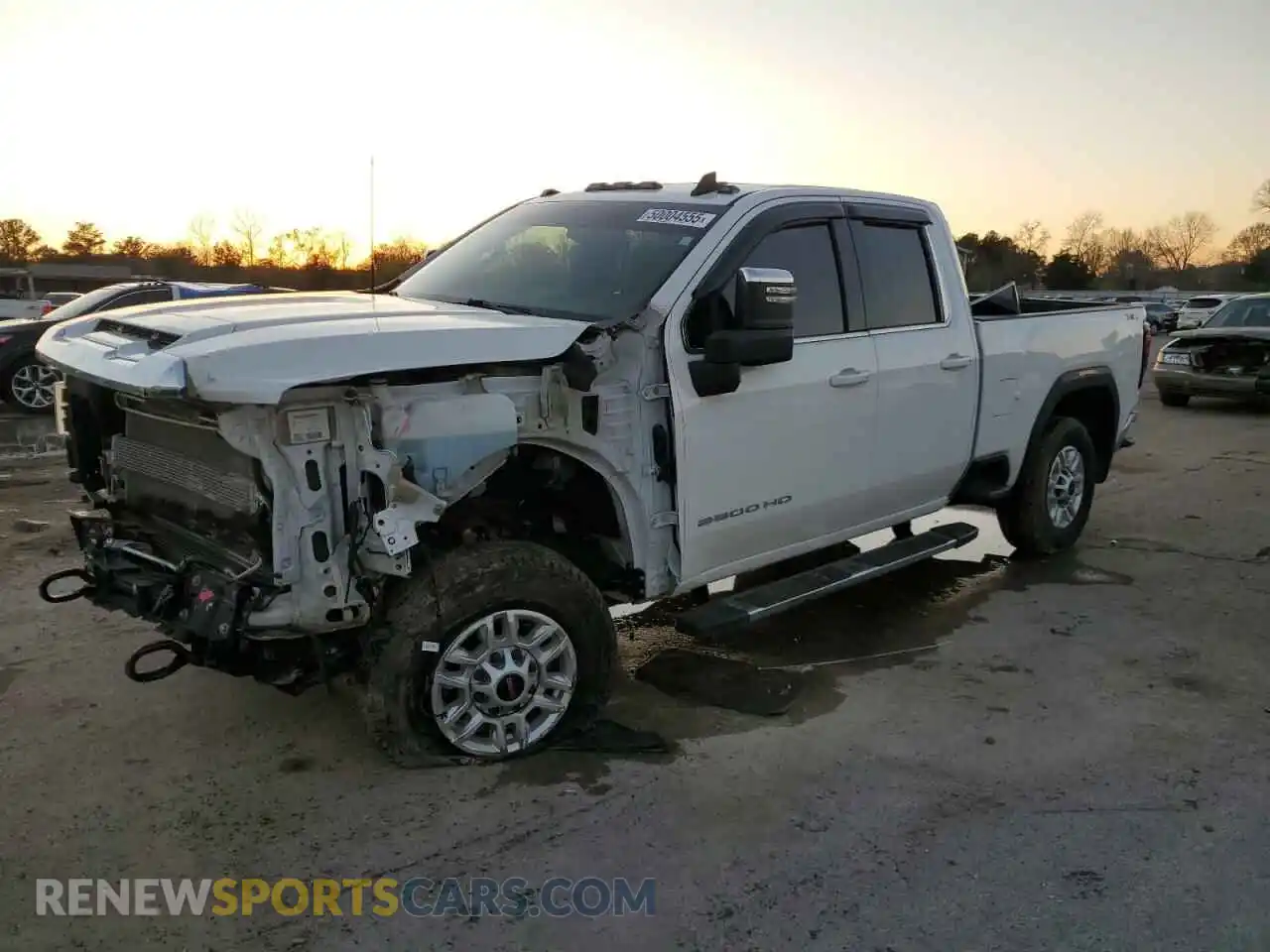 1 Photograph of a damaged car 1GT59MEY0MF124161 GMC SIERRA 2021