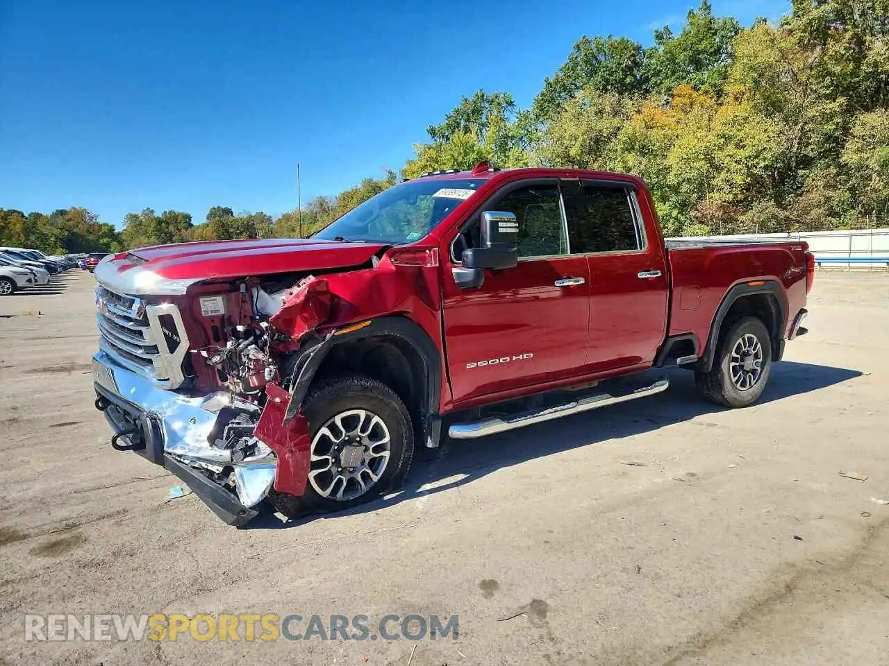 1 fotografías del automóvil dañado 1GT59NE73MF184030 GMC SIERRA 2021