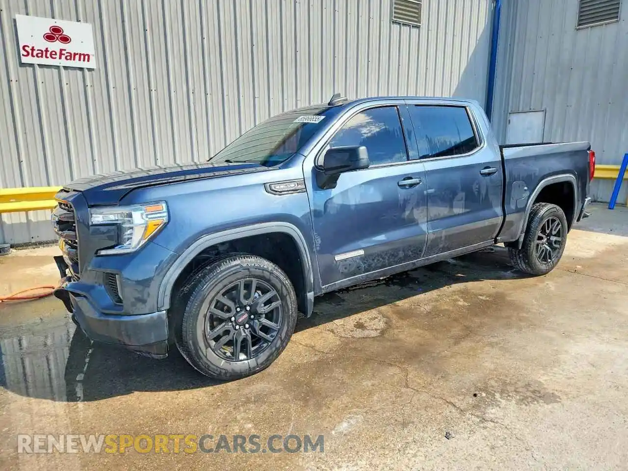 1 Photograph of a damaged car 1GTP8CED1MZ294532 GMC SIERRA 2021