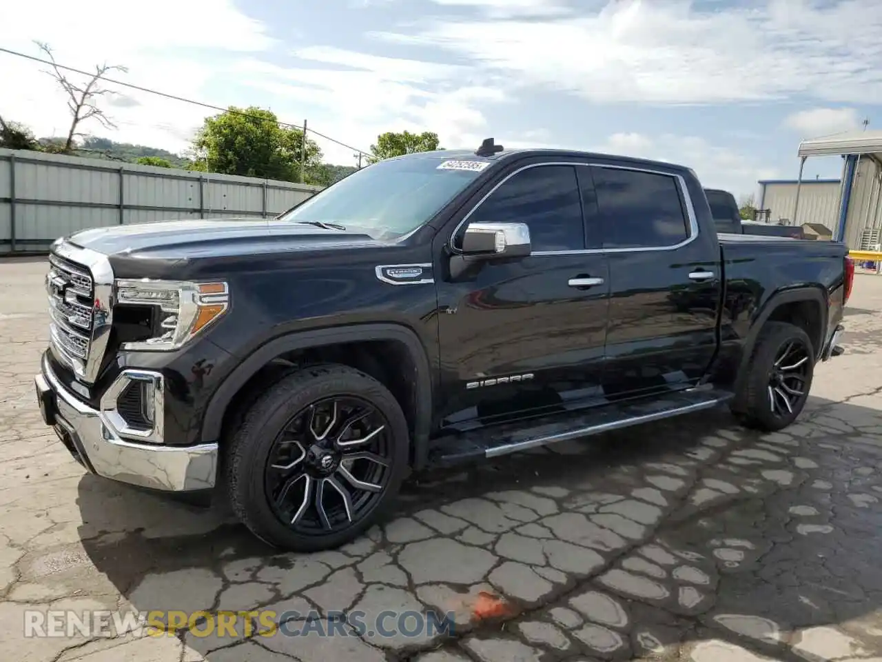 1 Photograph of a damaged car 1GTP8DED3MZ449216 GMC SIERRA 2021