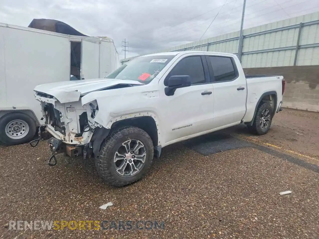 1 fotografías del automóvil dañado 1GTP9AEH3MZ164420 GMC SIERRA 2021