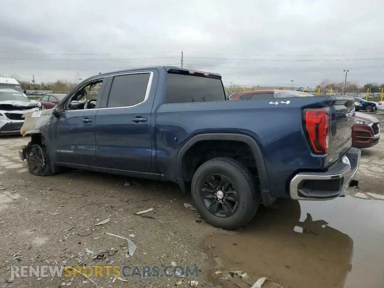 2 Photograph of a damaged car 1GTP9BEK1MZ233865 GMC SIERRA 2021