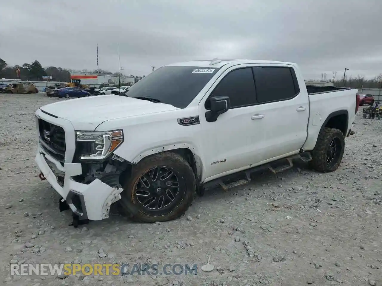 1 Photograph of a damaged car 1GTP9EEL0MZ150146 GMC SIERRA 2021