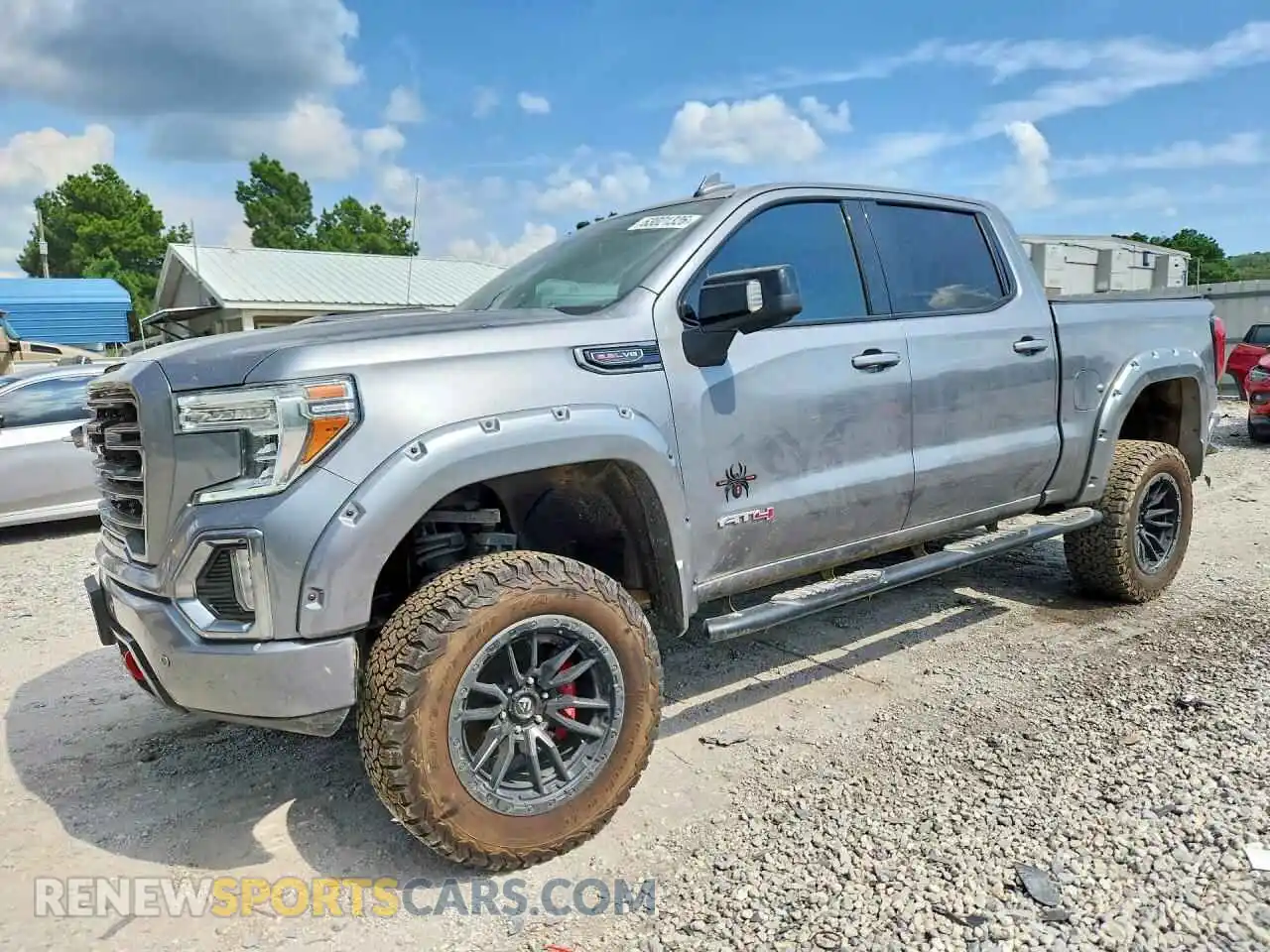 1 Photograph of a damaged car 1GTP9EEL0MZ190193 GMC SIERRA 2021