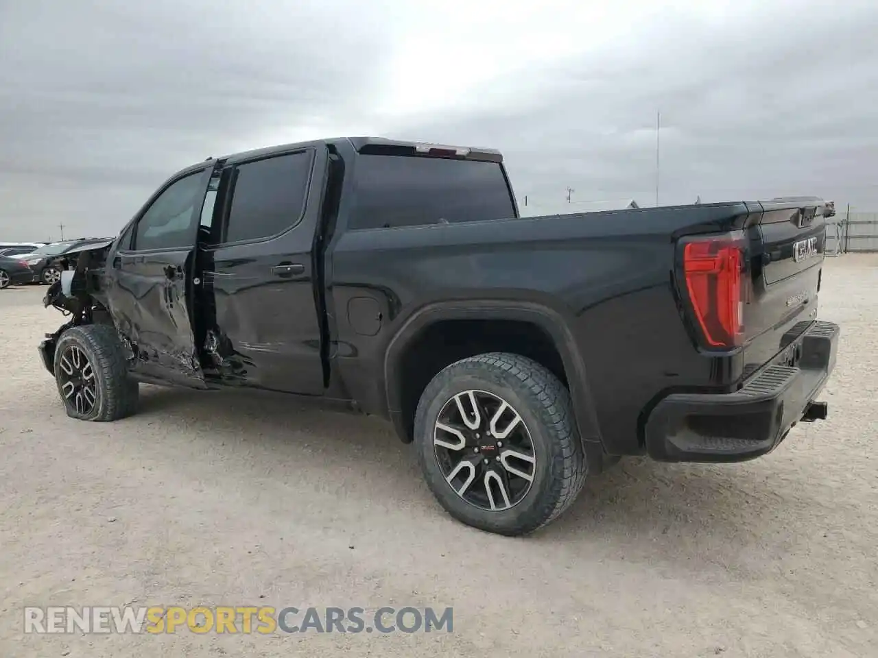 2 Photograph of a damaged car 1GTP9EEL0MZ385047 GMC SIERRA 2021
