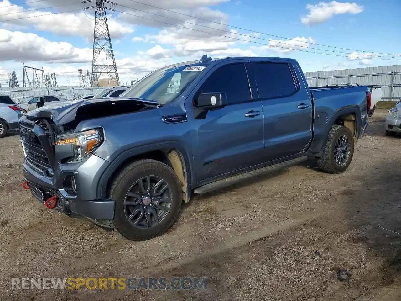 1 Фотография поврежденного автомобиля 1GTP9EEL5MZ279595 GMC SIERRA 2021
