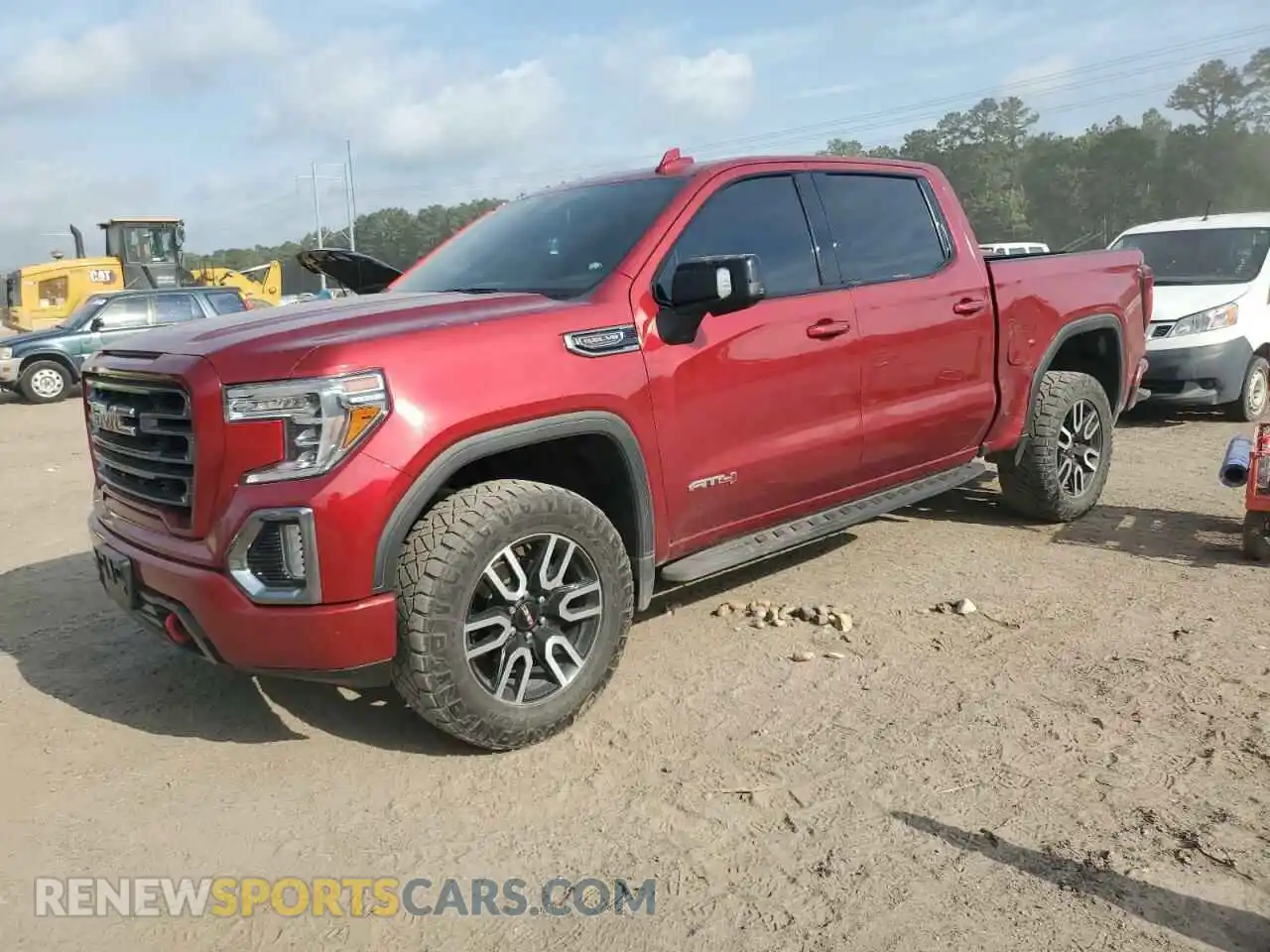 1 Photograph of a damaged car 1GTP9EEL5MZ452578 GMC SIERRA 2021