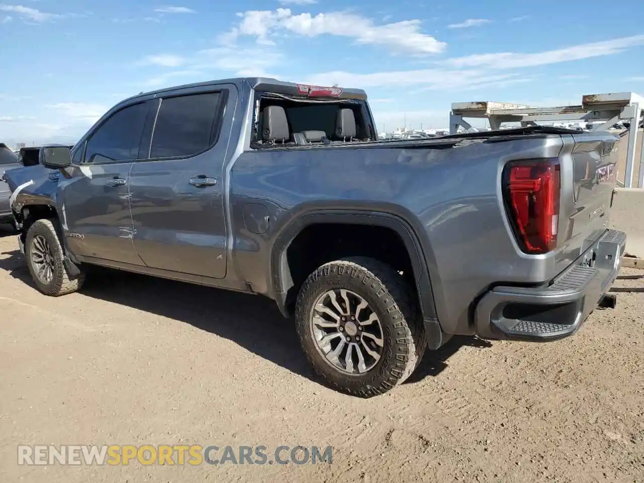 2 Photograph of a damaged car 1GTP9EELXMZ183235 GMC SIERRA 2021