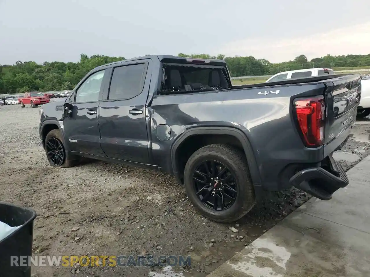 2 Photograph of a damaged car 1GTP9GEK9MZ408991 GMC SIERRA 2021