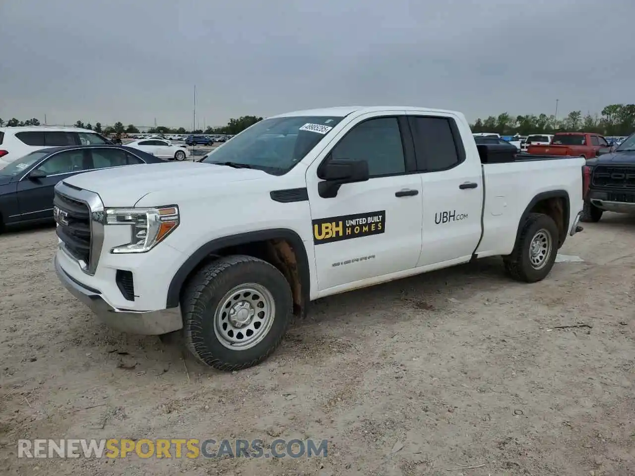 1 Photograph of a damaged car 1GTR8AEF8MZ102750 GMC SIERRA 2021