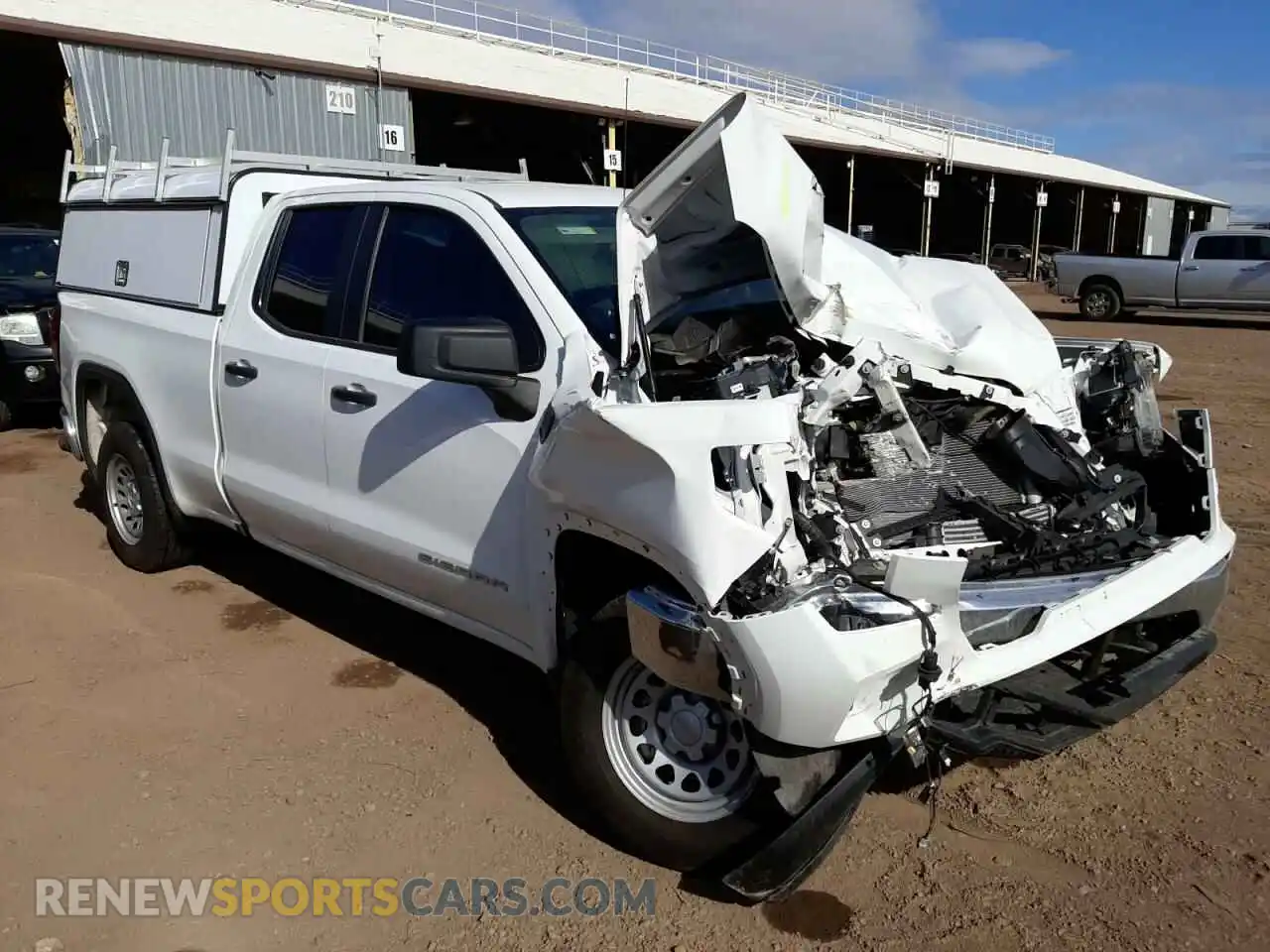 1 Photograph of a damaged car 1GTR8AEK3MZ151173 GMC SIERRA 2021