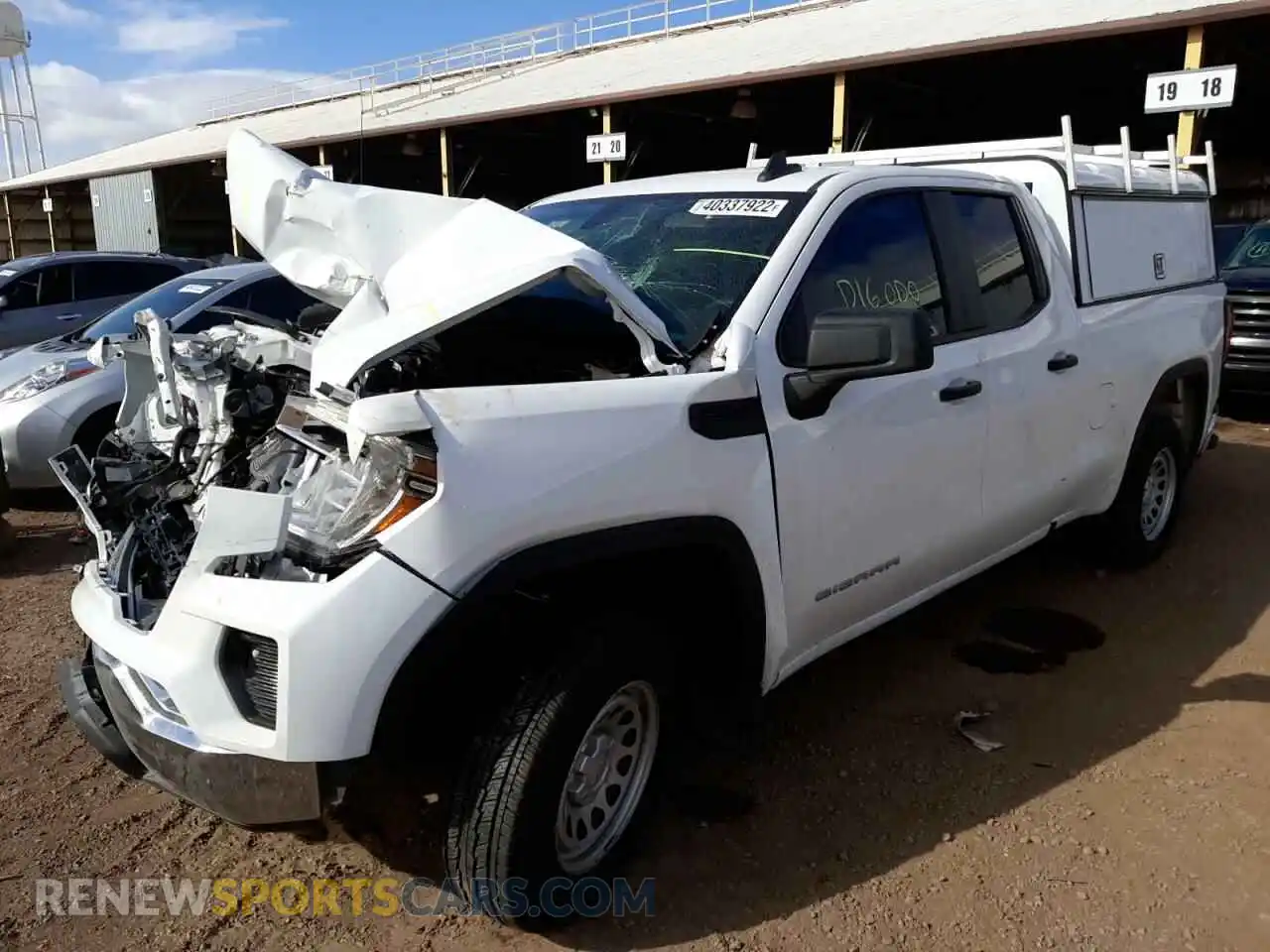 2 Photograph of a damaged car 1GTR8AEK3MZ151173 GMC SIERRA 2021