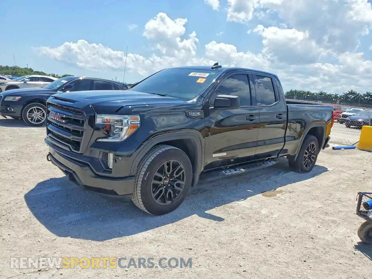 1 Photograph of a damaged car 1GTR8CED1MZ350560 GMC SIERRA 2021