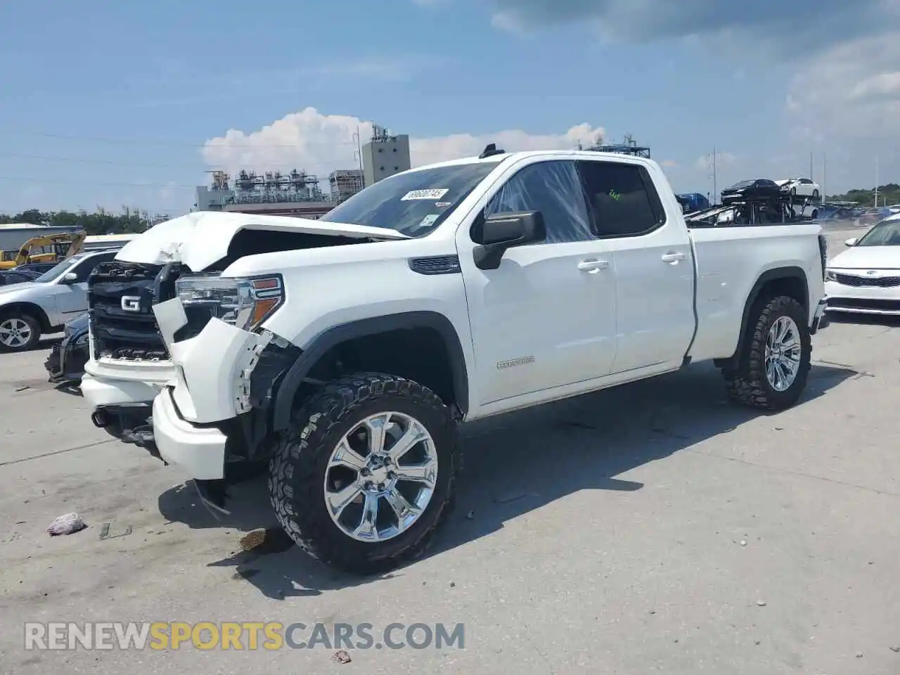 1 Photograph of a damaged car 1GTR8CEK1MZ279987 GMC SIERRA 2021