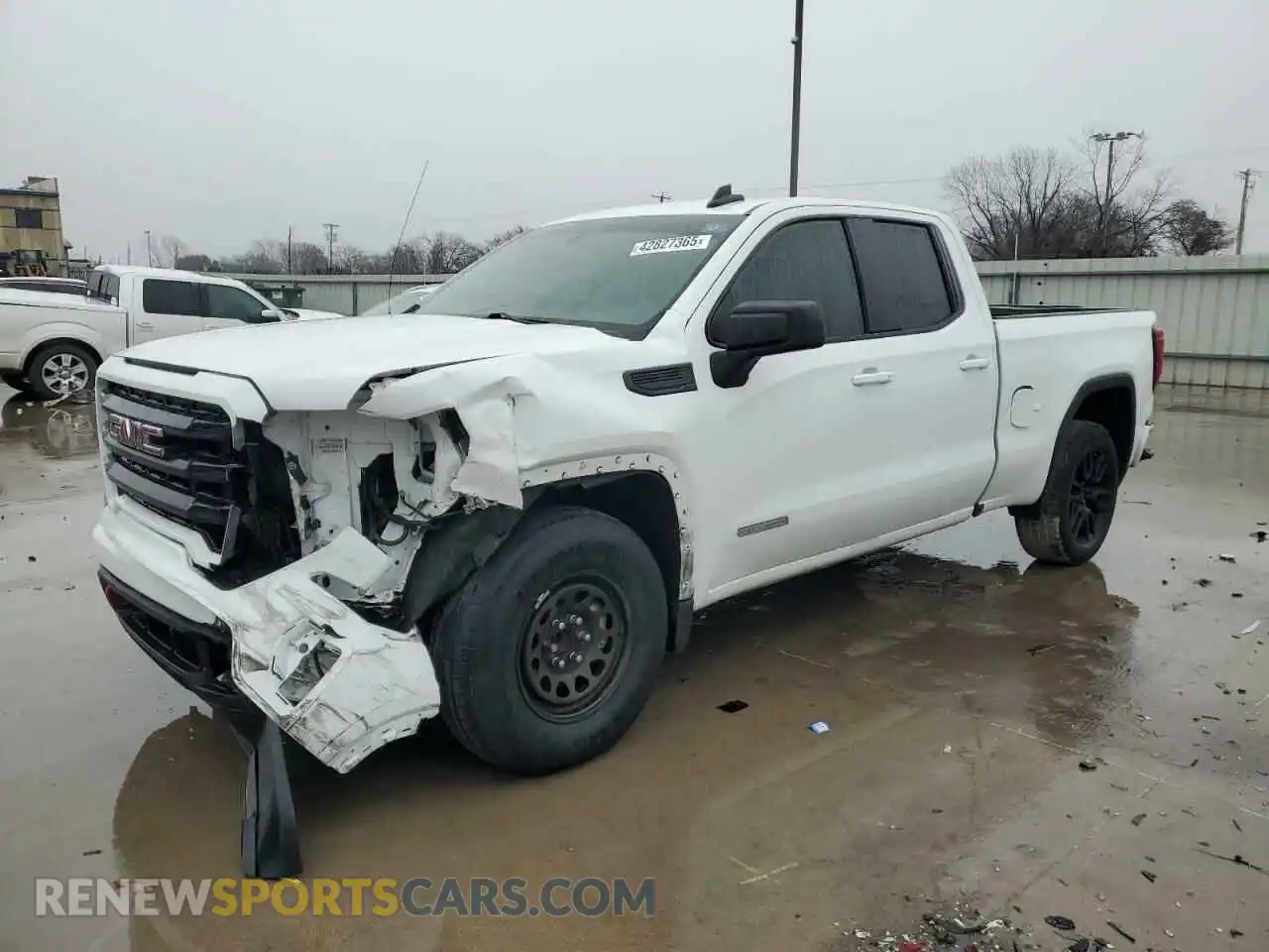 1 Photograph of a damaged car 1GTR8CEK2MZ239904 GMC SIERRA 2021