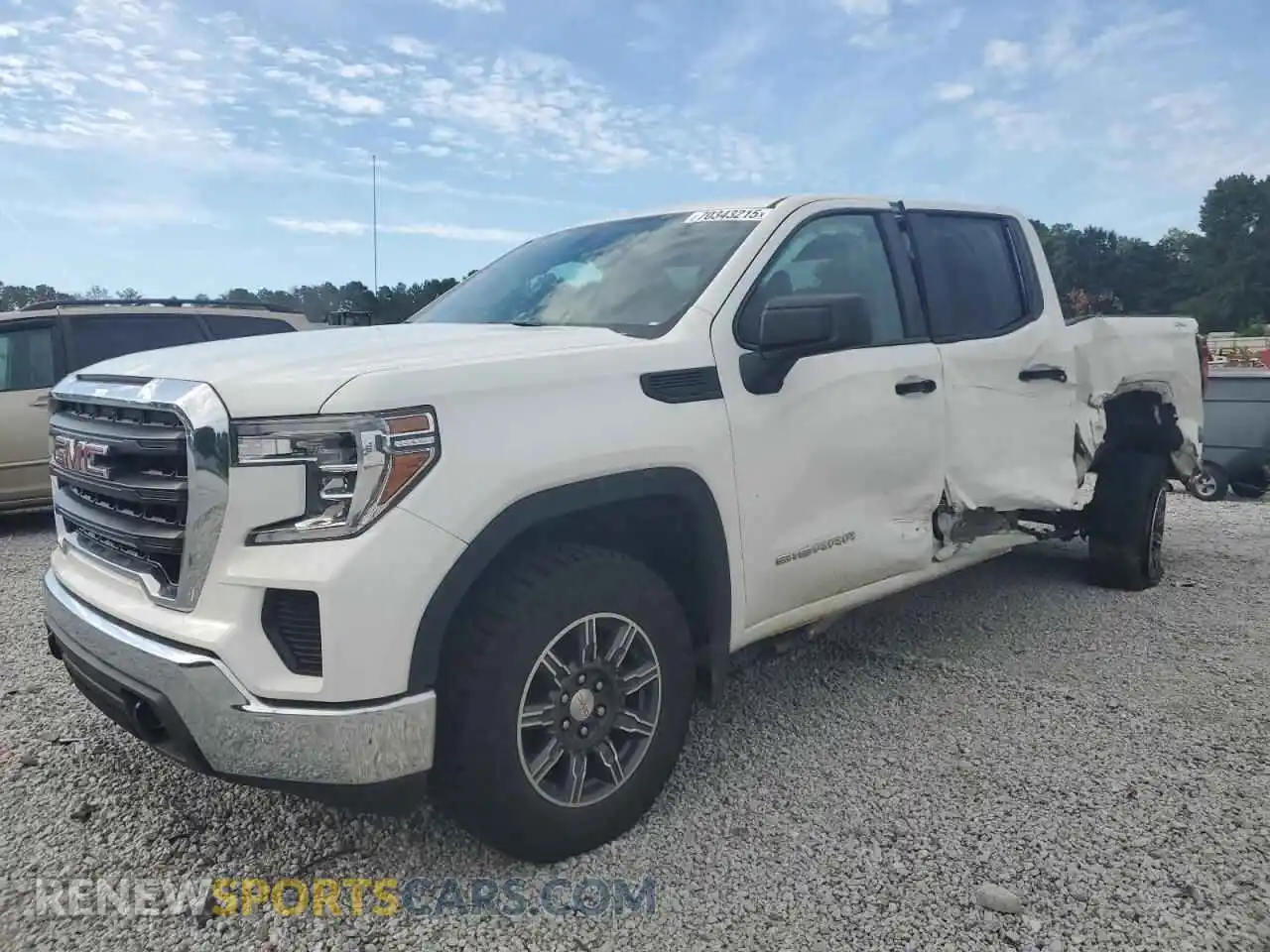 1 Photograph of a damaged car 1GTR9AEF7MZ301401 GMC SIERRA 2021