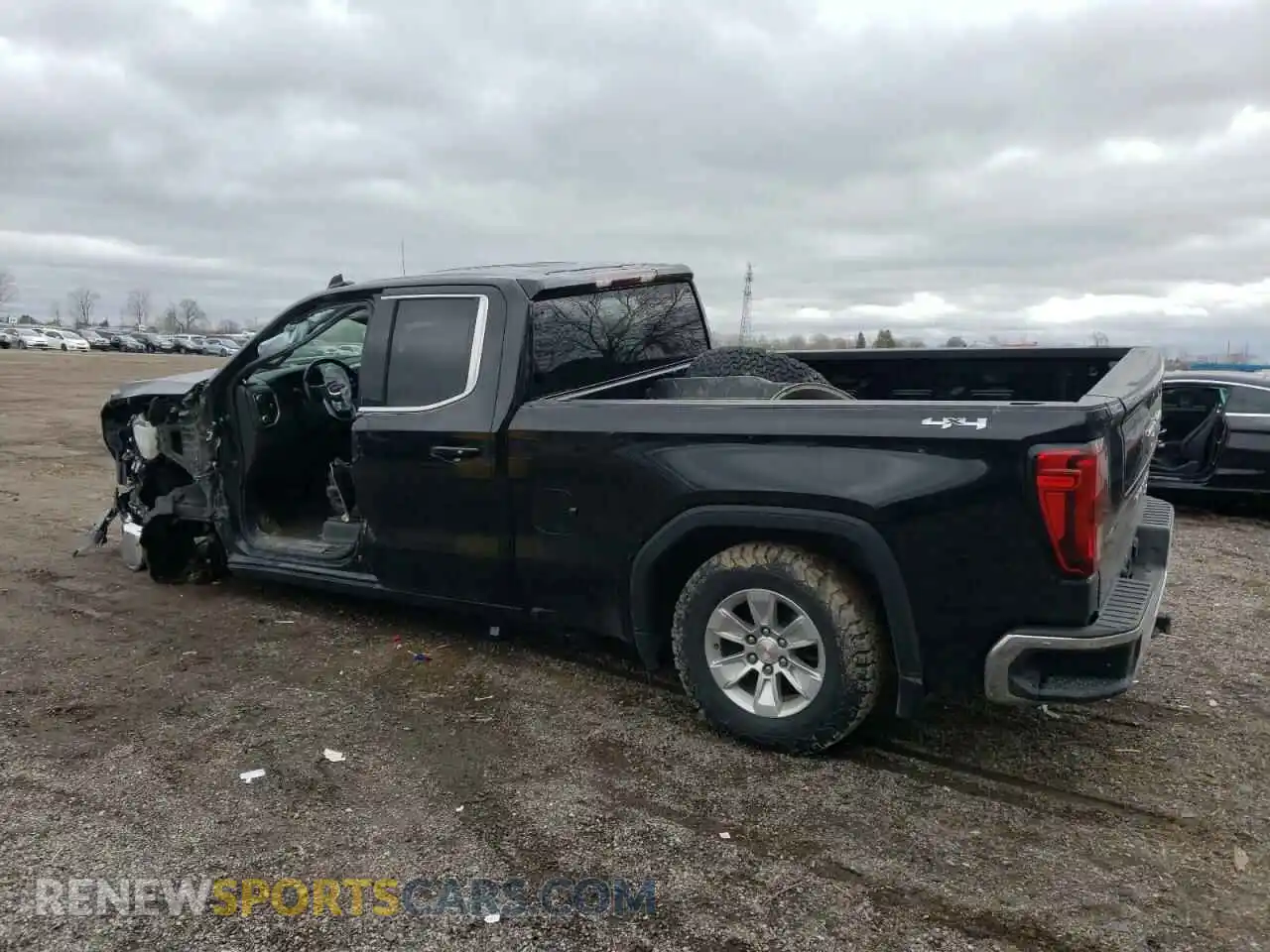 2 Photograph of a damaged car 1GTR9BED3MZ345089 GMC SIERRA 2021