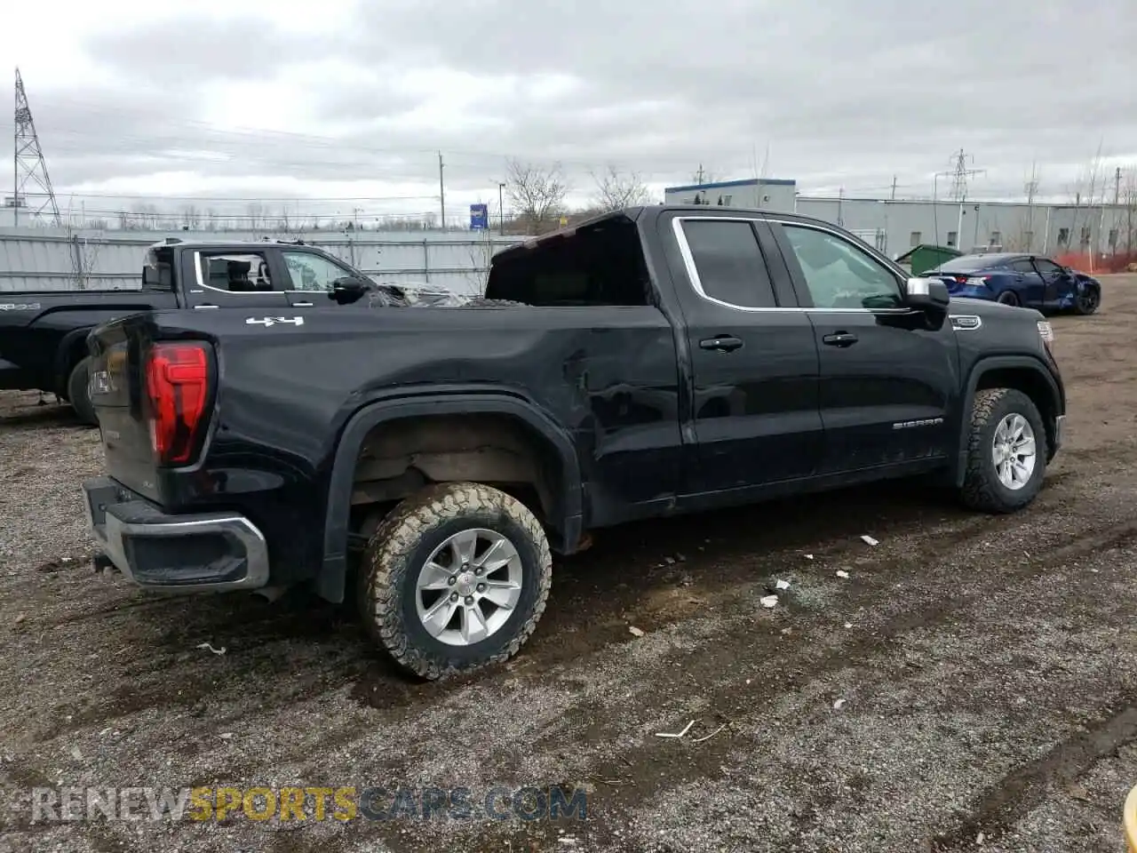 3 Photograph of a damaged car 1GTR9BED3MZ345089 GMC SIERRA 2021