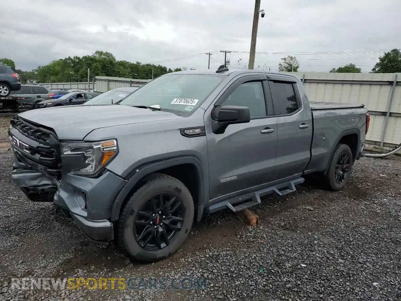 1 Photograph of a damaged car 1GTR9CED2MZ371494 GMC SIERRA 2021