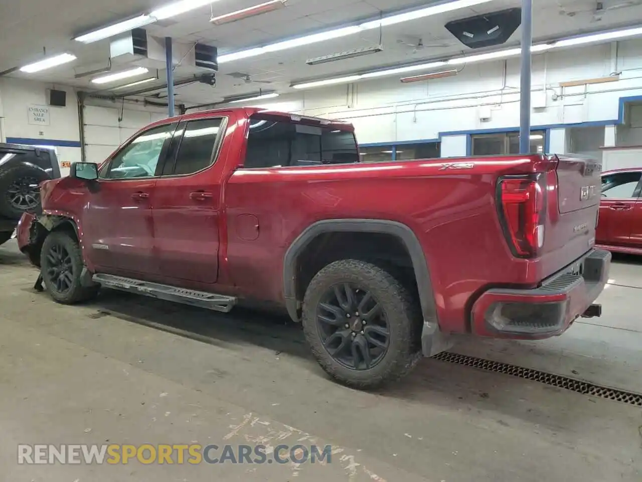 2 Photograph of a damaged car 1GTR9CED9MZ303807 GMC SIERRA 2021
