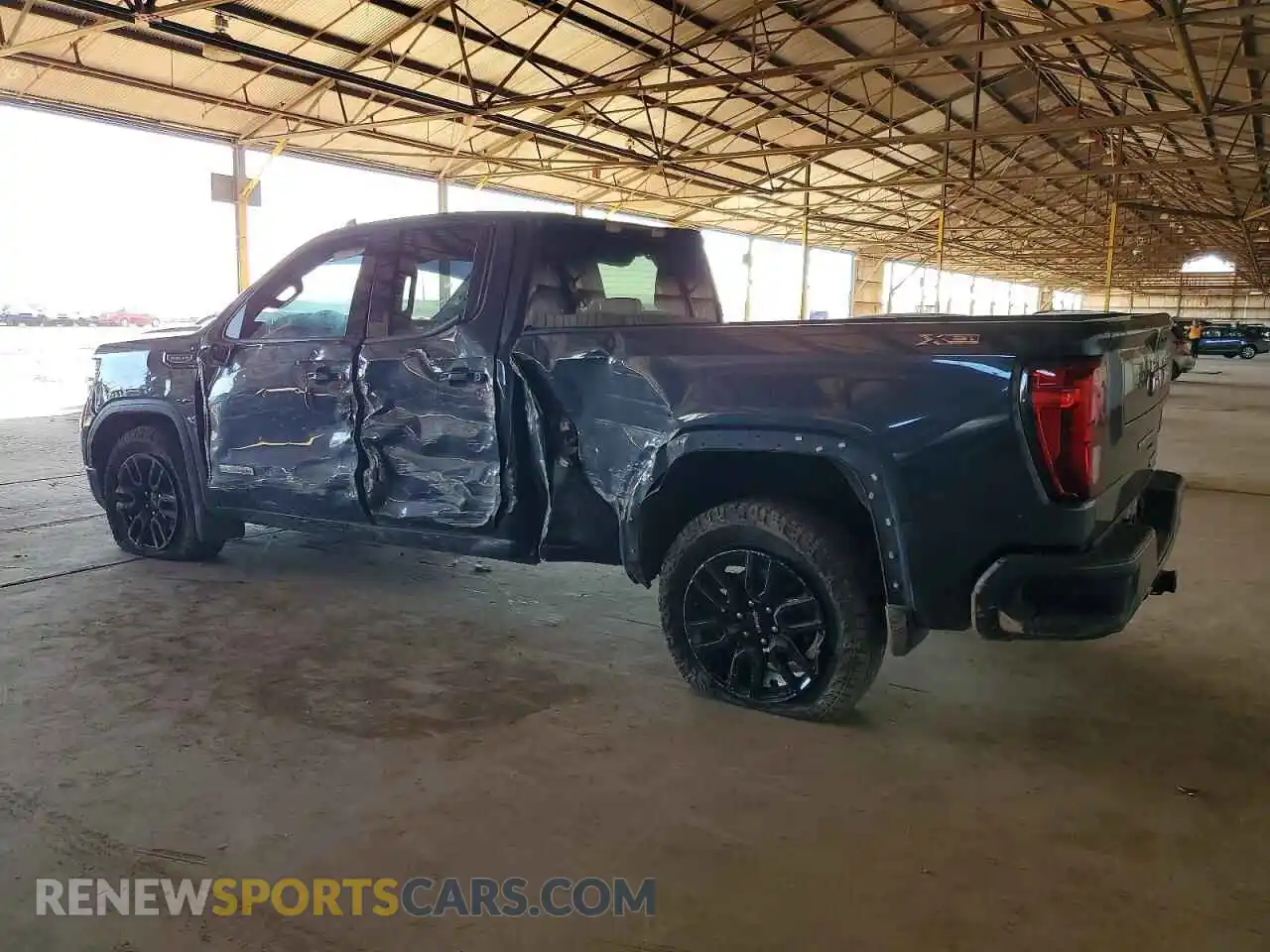 2 Photograph of a damaged car 1GTR9CED9MZ450256 GMC SIERRA 2021