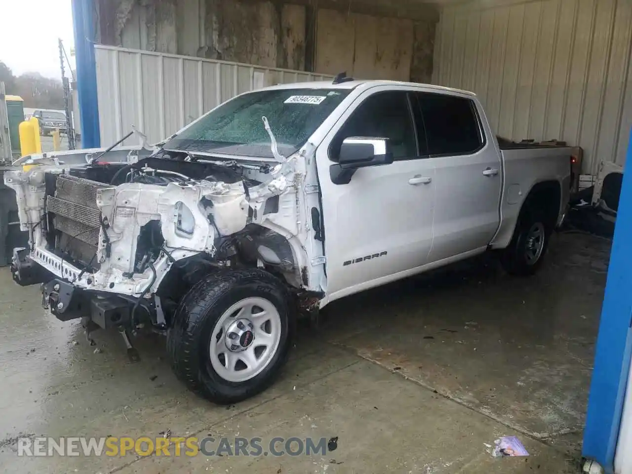 1 Photograph of a damaged car 1GTU8BED9MZ210700 GMC SIERRA 2021