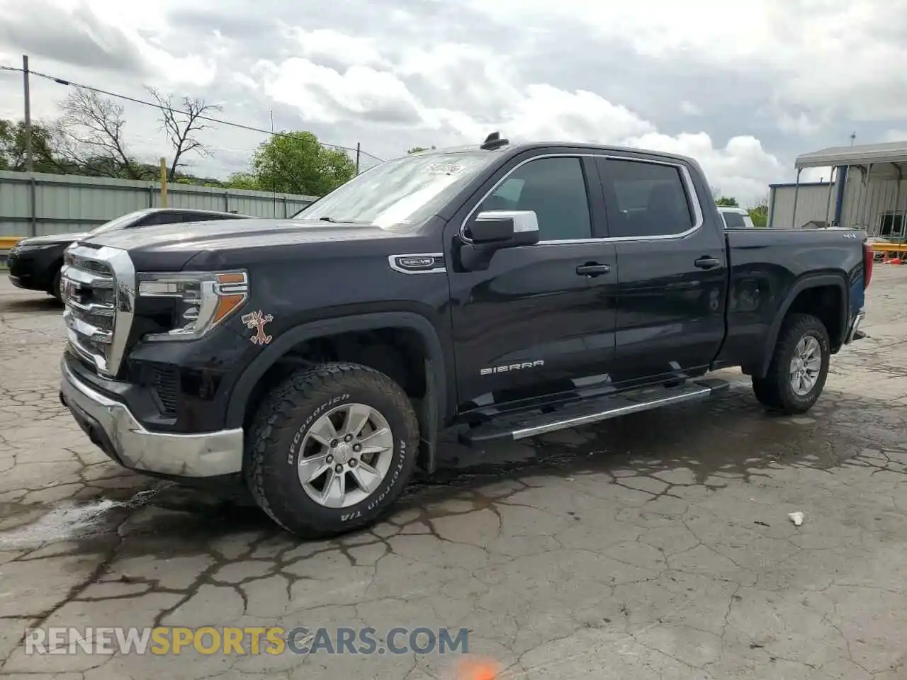 1 Photograph of a damaged car 1GTU9BEDXMZ374325 GMC SIERRA 2021